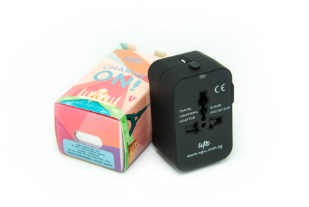 universal travel adaptor customisable