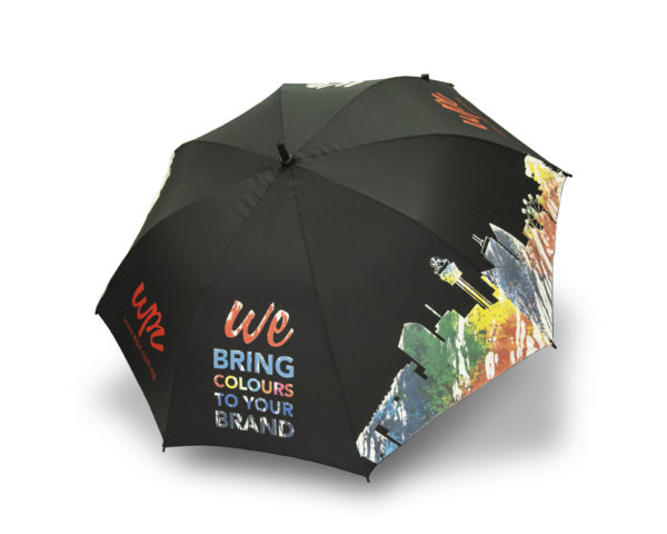 colour changing umbrella customisable